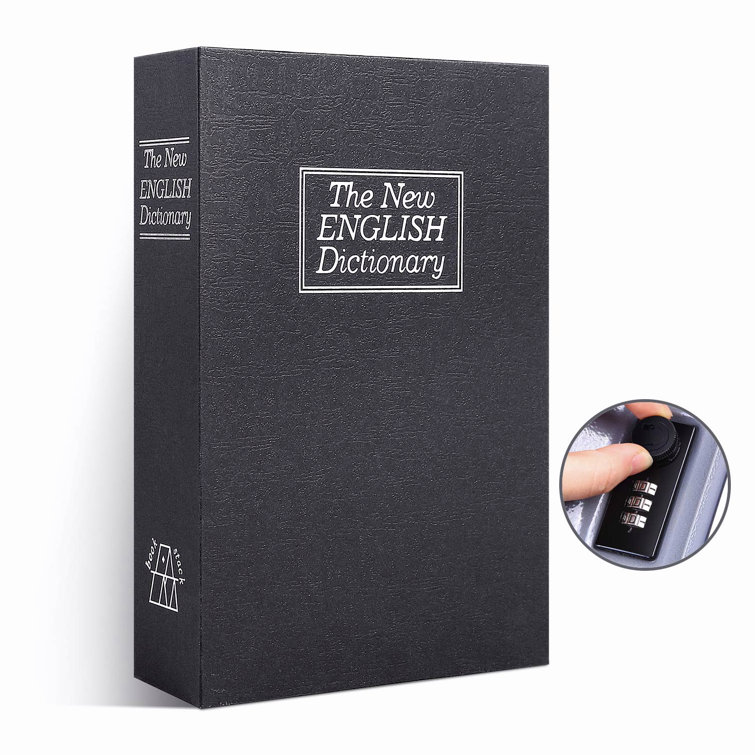 LSHUIGEN Book Safe With Combination Lock Wayfair